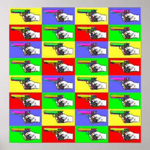 Pop-Art Guns Poster