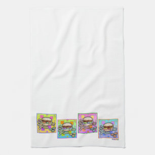 Pop Art HAMBURGER KITCHEN TOWEL