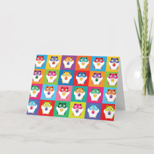 Pop Art Hamsters Card