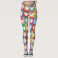Pop Art Hamsters Leggings