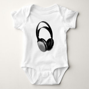Pop Art Headphone Baby Bodysuit