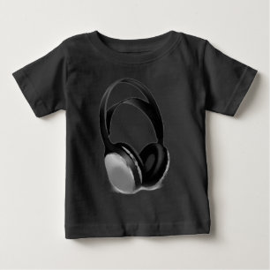Pop Art Headphone Baby T-Shirt