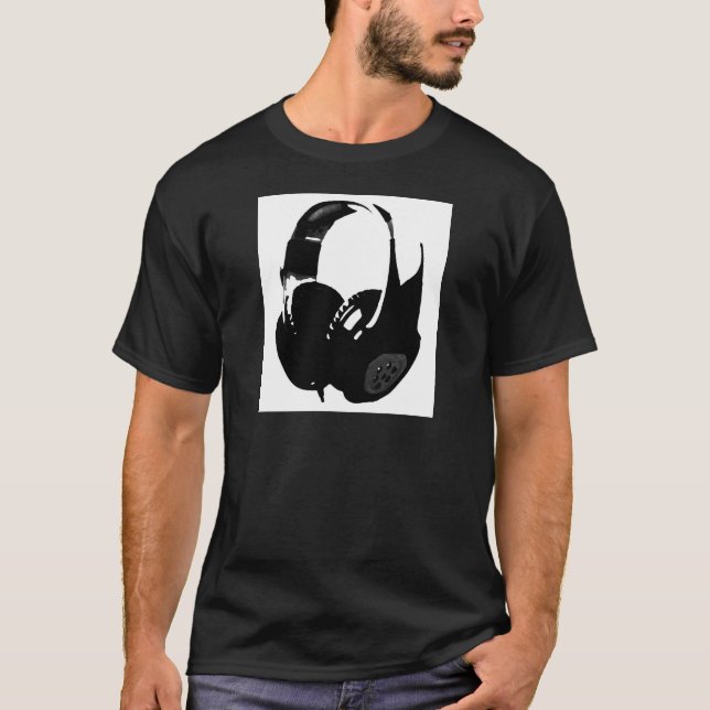 Pop Art Headphone T-Shirt (Front)