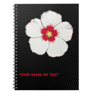Pop Art Hibiscus 'Red Heart': The Eternal Bloom Notebook