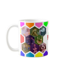 Pop Art Honeycomb Family Photo Collage Custom