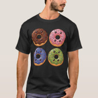 Pop Art Iced Donuts Kawaii T-Shirt