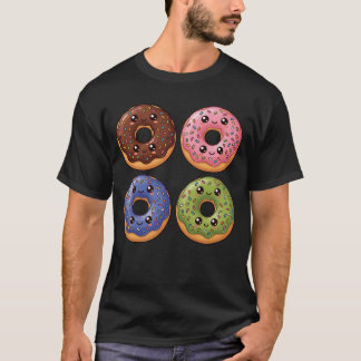Pop Art Iced Donuts Kawaii T-Shirt