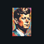 Pop Art Jack JFK John F. Kennedy Canvas Print<br><div class="desc">Is collecting postcards a passion for you? Or is this something very old-fashioned? Not so for postcard lovers. It's an indispensable habit. In what other way is it possible to leave a memory that is entirely your own that your loved ones can touch?</div>