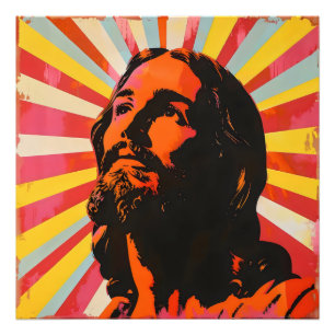 Pop Art Jesus Christ Photo Print