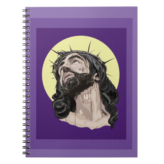Pop Art Jesus Christ Spiral Notebook - Libreta Cri (Front)
