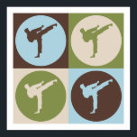 Pop Art Karate Poster<br><div class="desc">Pop Art Karate. Get this fun design featuring your hobby,  occupation,  or obsession on great t-shirts,  stickers & much more. They also make great gifts!</div>