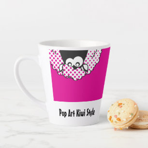 Pop Art Kiwi style Latte Mug
