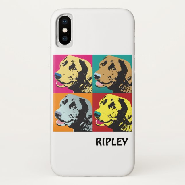 Pop Art Labrador Retriever Case-Mate iPhone Case (Back)