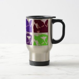Pop Art Lemurs Travel Mug