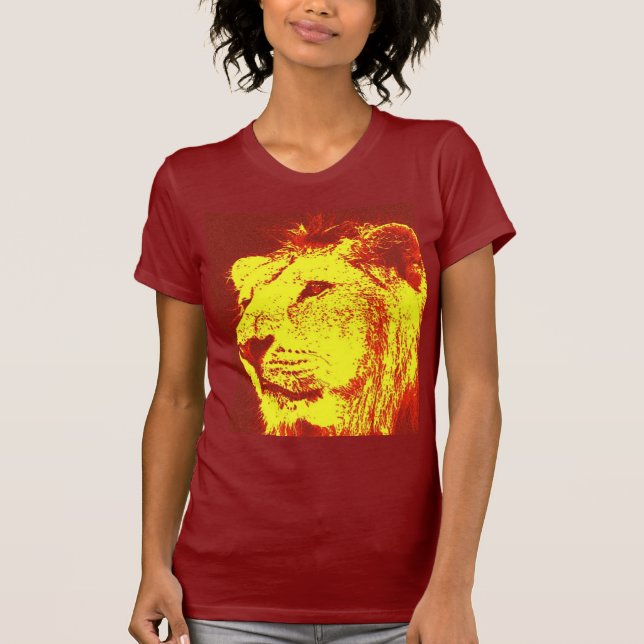 Pop Art Lion T-Shirt (Front)