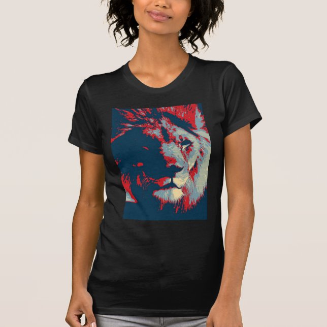 Pop Art Lion T-Shirt (Front)