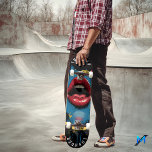 Pop Art Lips with Comic Expressions - Bold Retro Skateboard<br><div class="desc">This eye-catching skateboard deck features vivid pop-art lips with comic-style speech bubbles,  adding a playful and rebellious touch. Perfect for skaters with a bold,  expressive style,  this design blends retro pop art and street-inspired flair to stand out on any ride.</div>