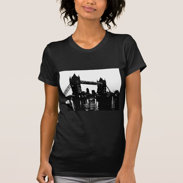 Pop Art London Tower Bridge T-Shirt (Front)