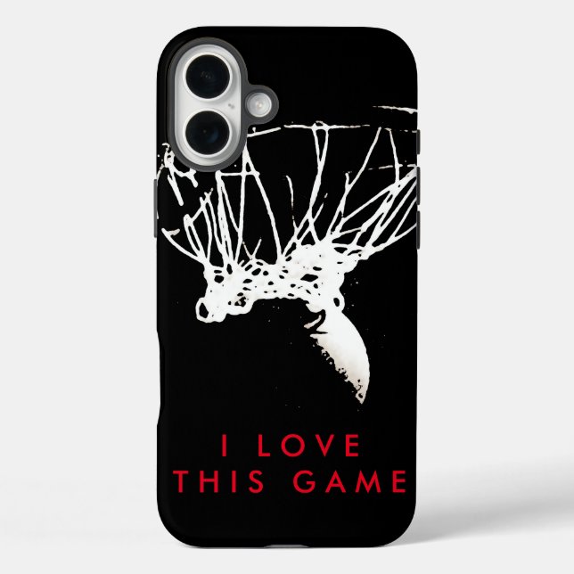 Pop Art Love Basketball Game  Case-Mate iPhone Case (Back)