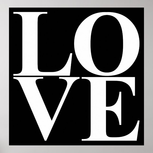 Pop Art LOVE Poster (Front)