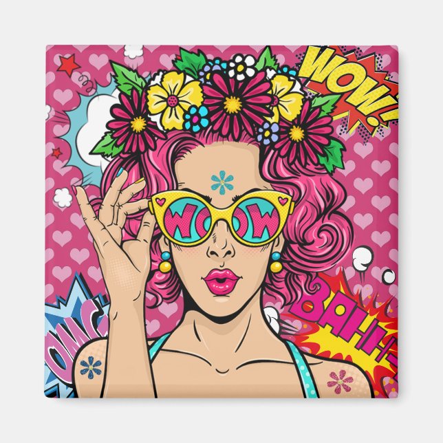 Pop Art Magnet (Front)