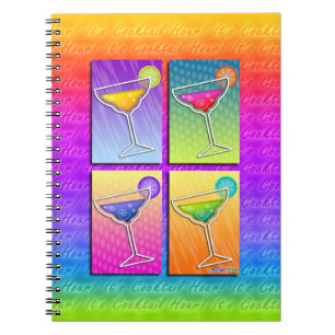 Pop Art MARGARITAS NOTEBOOK - DIARY - JOURNAL