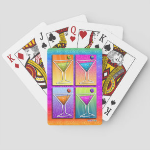 Pop Art MARTINIS PLAYING CARDS