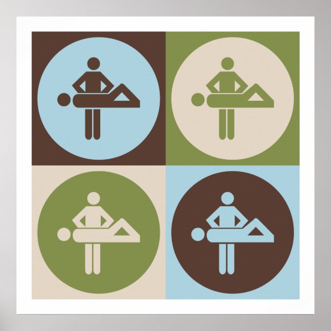 Pop Art Massage Poster (Front)