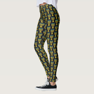 Pop Art Menorah Leggings