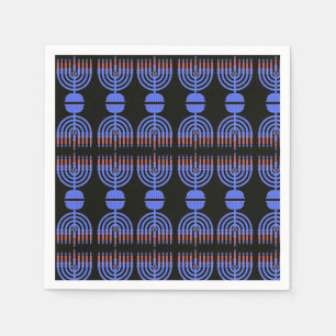Pop Art Menorah Napkins