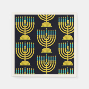 Pop Art Menorah Napkins