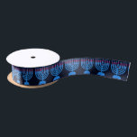 Pop Art Menorah Satin Ribbon<br><div class="desc">Pop Art Menorah</div>