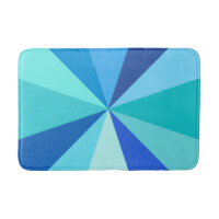 Pop Art Modern 60s Funky Geometric Rays in Blue