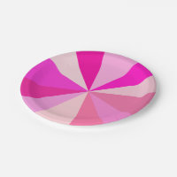 Pop Art Modern 60s Funky Geometric Rays in Pink