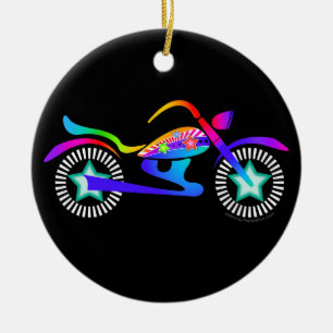 Pop Art MOTORCYCLE Ornament