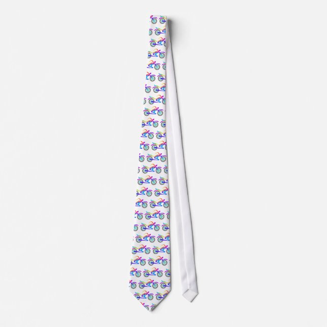 Pop Art MOTORCYCLE TIE (Front)