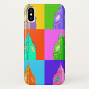 Pop Art Neon Big Ben Case-Mate iPhone Case