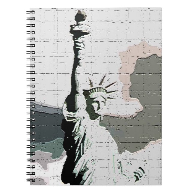 Pop Art New York - Lady Liberty Notebook (Front)
