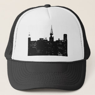 Pop Art New York Silhouette Trucker Hat