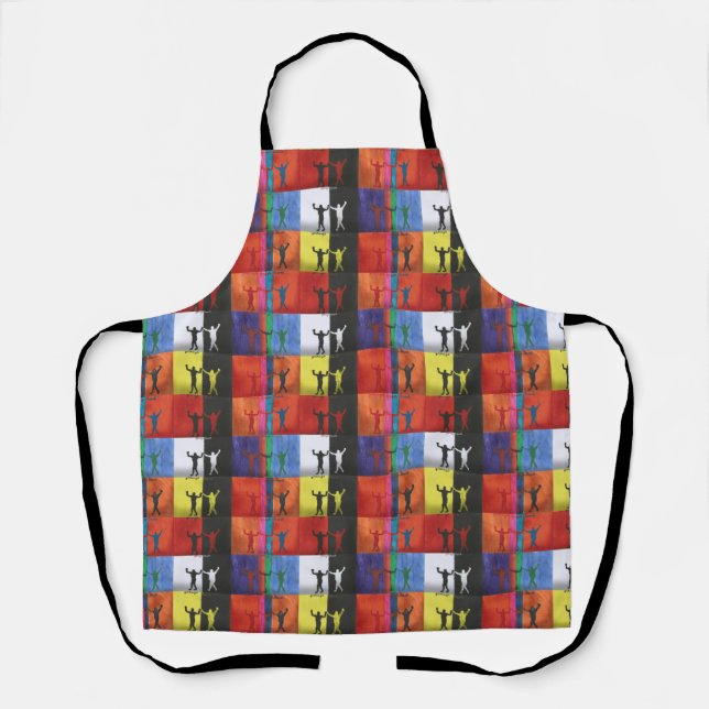 Pop art no.1 by Yeshaya Dank - unity & harmony Apron (Front)