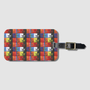 Pop art no.1 by Yeshaya Dank - unity & harmony Luggage Tag