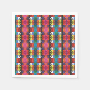 Pop art no.1 by Yeshaya Dank - unity & harmony Napkin