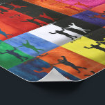 Pop art no.1 by Yeshaya Dank - unity & harmony Poster<br><div class="desc">People stand united together. Joined together by freedom; the freedom to just be, to just dance, to just enjoy life, with whoever, wherever, whenever! All the colours, and shades of the rainbow; represent all people, from all walks of life. Showing how we can all join together in peace and dance;...</div>