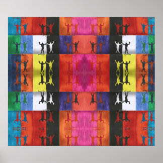 Pop art no.1 by Yeshaya Dank - unity & harmony Poster