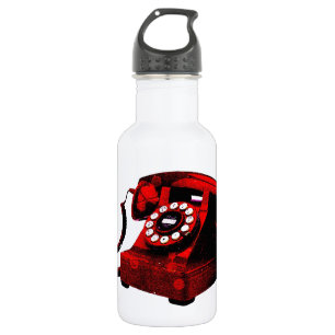 Pop Art Old Desk Telephone Box 532 Ml Water Bottle