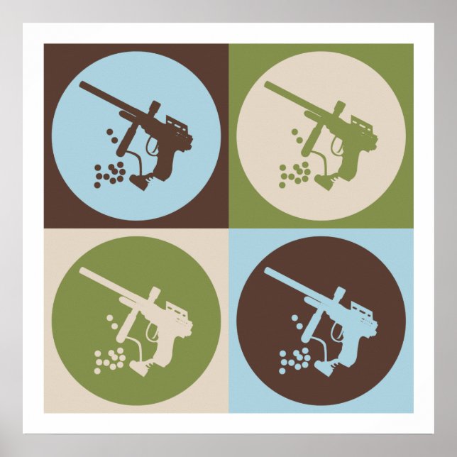Pop Art Paintball Poster (Front)