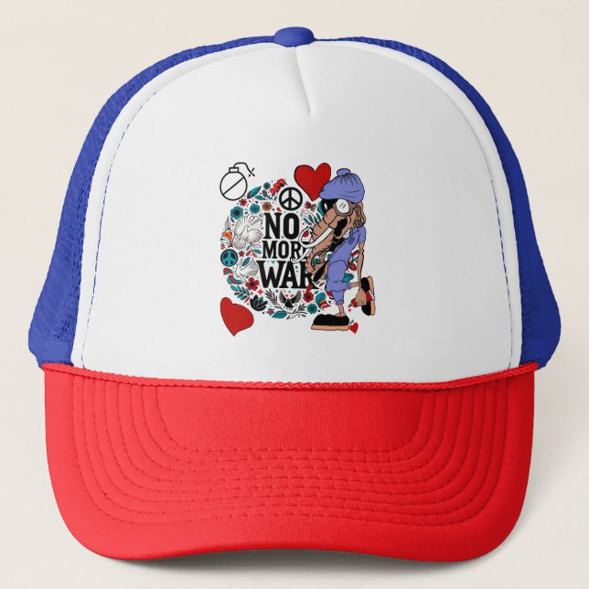 Pop Art Palatial T-shirt Trucker Hat (Front)