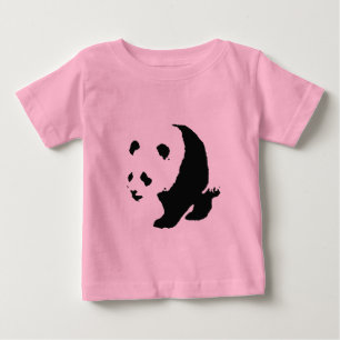Pop Art Panda Baby T-Shirt