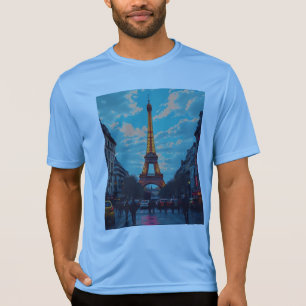 Pop Art Paris – Vibrant Retro Cityscape T-Shirt