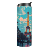 Pop Art Paris – Vibrant Retro Cityscape 